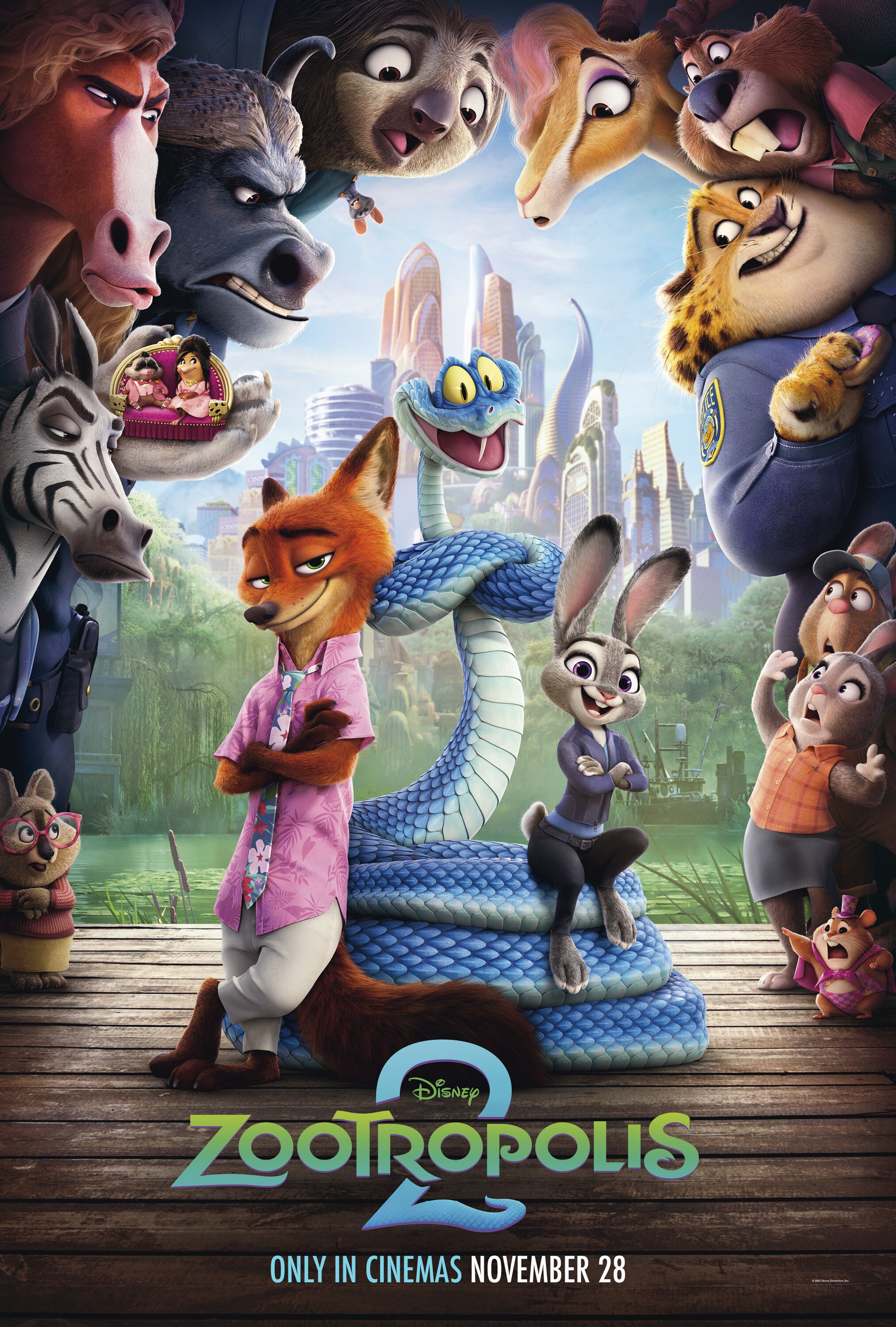 Zootopia 2 (English) 2025 Poster